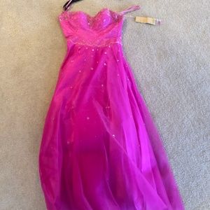 Pink Floor Length